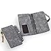 Jastore® Women Ladies Elegant Long PU Leather Card Holder Purse Clutch Wallets (Grey)