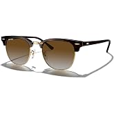 MERRY'S Square Semi-Rimmed Sunglasses for Men Women Polarized UV400 S6016 | Retro 50s Iconic Style with Browline Profile, Metal Accents &amp; Acetate Temples. Includes Hard Case &amp; Pouch &ndash; Great Gift.