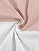 Allegra Crew Neck Color Block Bracelet Sleeves Cotton T-shirt Pink / XL