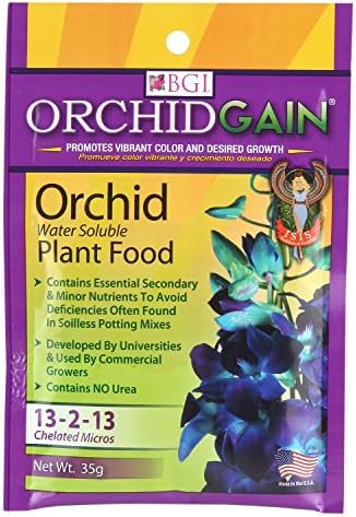 ORCHIDGAIN 40g Packet, Orchid Fertilizer, 3-Pack