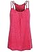 Hibelle Womens Scoop Neck Cute Racerback Yoga Workout Tank Top