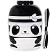 CuteZcute 2-Tier Kids Bento Lunch Box Food Container, Baby Ninja Panda