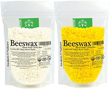 Awaken Nature USDA Certified Organic Beeswax, Multipack