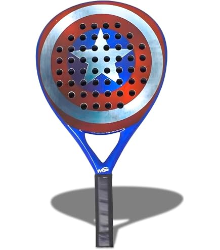 Racchetta Da Padel Puma SOLARCOURT 049015-01 - Per Uomo, Fibra Di Carbonio, Blu Navy