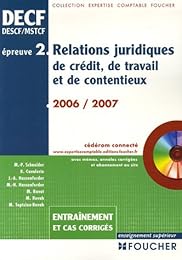 Relations juridiques de crédit, de travail et de contentieux