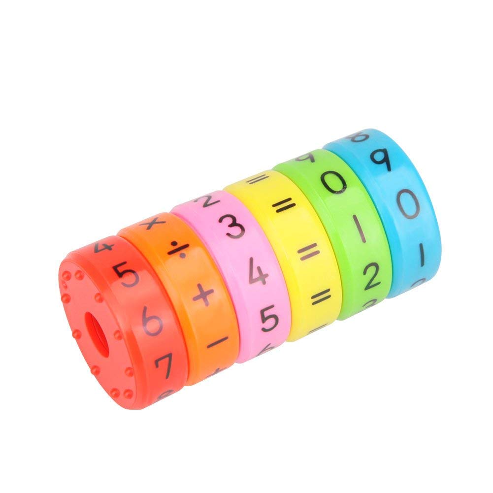 OOCOME Magnetic Arithmetic Learning Toys Math Games Math Resources Children Number Games Number Blocks Magnet Toys for Kids Children Gifts