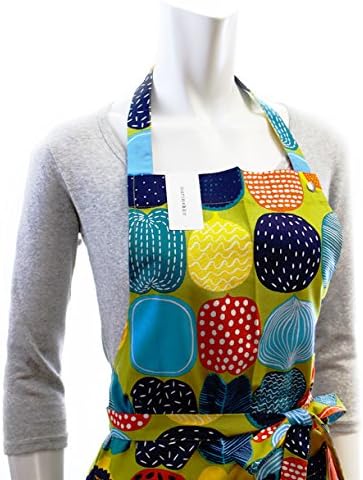 Amazon Marimekko エプロン 601 Kompotti Apron コンポッティ グリーン 並行輸入品 エプロン オンライン通販