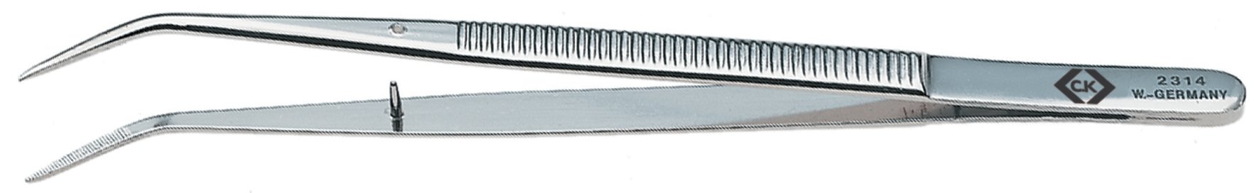 C.K T2314 150mm Universal Bent Tip Tweezers