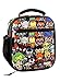 Marvel Kawaii Avengers Girls Boys Soft Insulated School Lunch Box (One Size, Black/Multi)