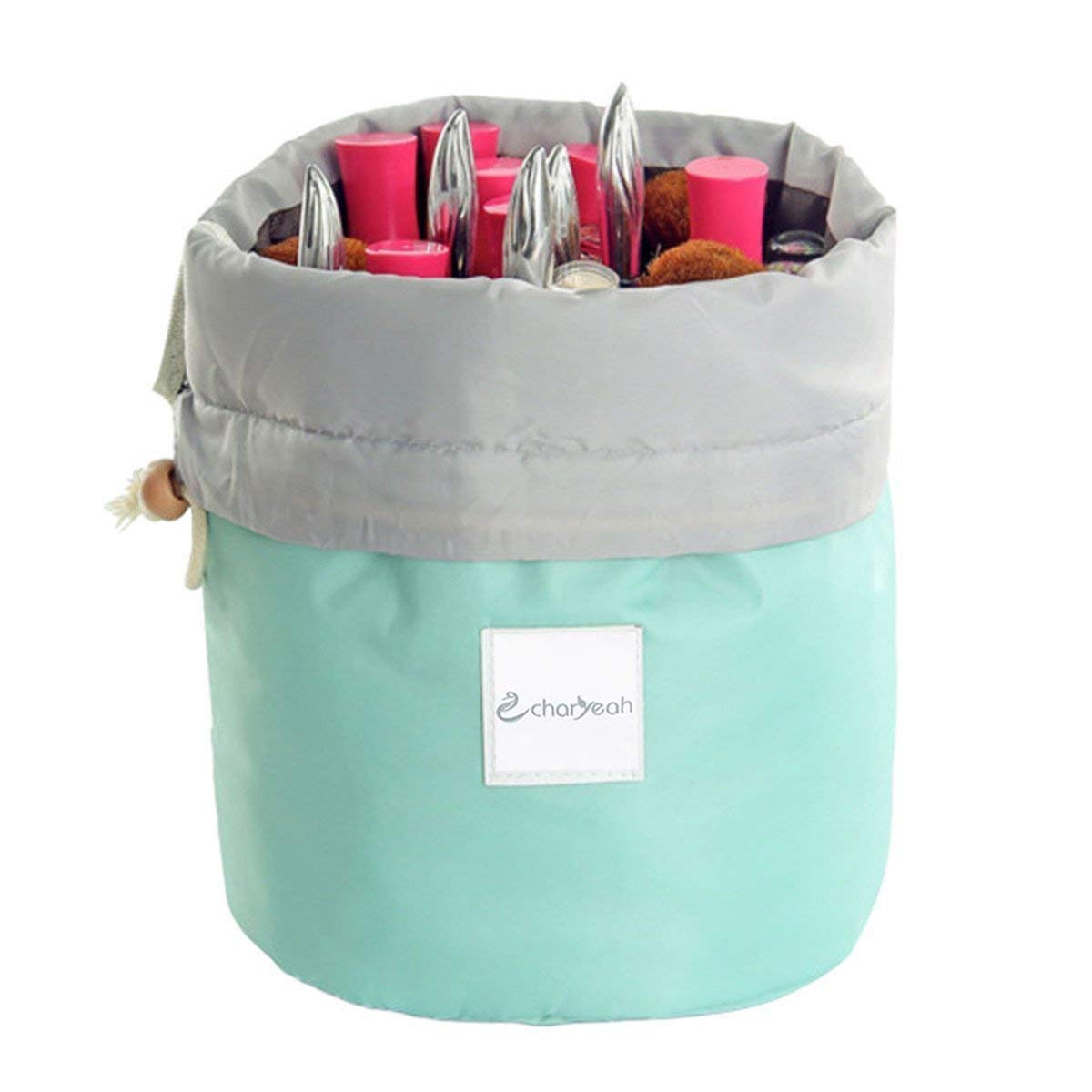 Charyeah Makeup Beauty Handy Bag Travel Cosmetic Case Brush Organizer Pouch Toiletry Kit Women Girls Storage Multifuncition Carry Bags Holder with Zipper : Beauty