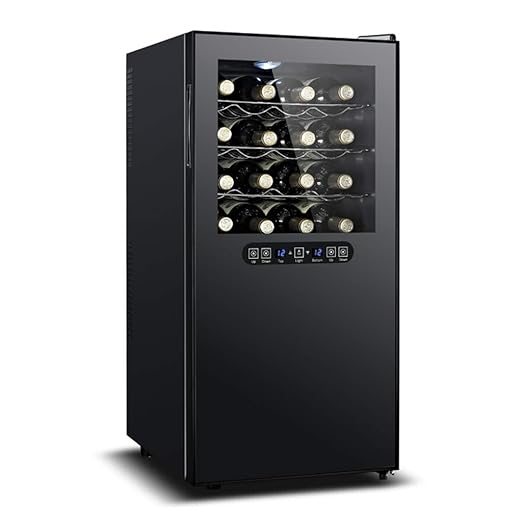 Nevera para Vinos 8 Capas, Nevera Termoeléctrica 32 Botellas De ...