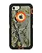 WallSkiN Turtle Series Cases for iPhone 7 / iPhone 8 (Only) Full Body Protection with Kickstand & Holster - Pinus (Tree Bough/Orange)