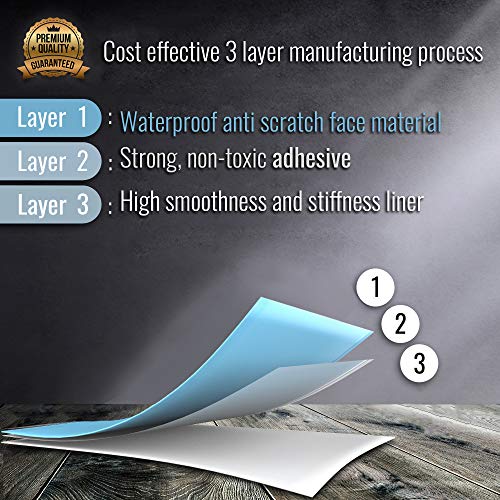 Printable Vinyl Sticker Paper Matte for Laser Printer 22 Sheets White