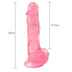 9.06 inch Realistic Silicone Wand Adult Toy for