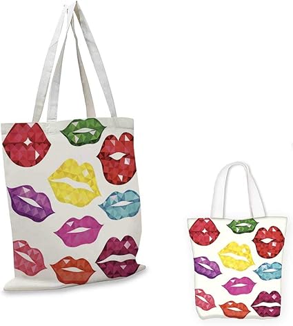Amazon Co Jp 薄型 ショッピングバッグ 女性 正面 イラスト アバター アイコン 16 X18 13 ホーム キッチン