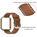 For Fitbit Blaze Bands Leather with Frame Small Large,Austrake Fitbit Blaze Band with Stainless Steel Buckle for Women Men