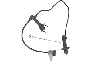 BestParts Pre-Fluid/Pre-Bled Clutch Master & Slave Cylinder Assembly Kit Compatible with CHEVROLET S10 GMC SONOMA 1992-1993 Replace CC649003 CM140988 PF9003