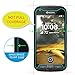 J&D Compatible for 3-Pack DuraForce Pro Glass Screen Protector, [Tempered Glass] [Not Full Coverage] HD Clear Ballistic Glass Screen Protector for Kyocera DuraForce Pro Screen Protector