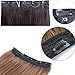Clip in/on Hair Extension 5 Clips One Piece Full Head Hairpiece Long Synthetic Heat-Resistant Hair For Party/Halloween For Women Girls Teen (23