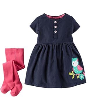 Baby Girls' 2 Piece Fairisle Dress Set (Baby)