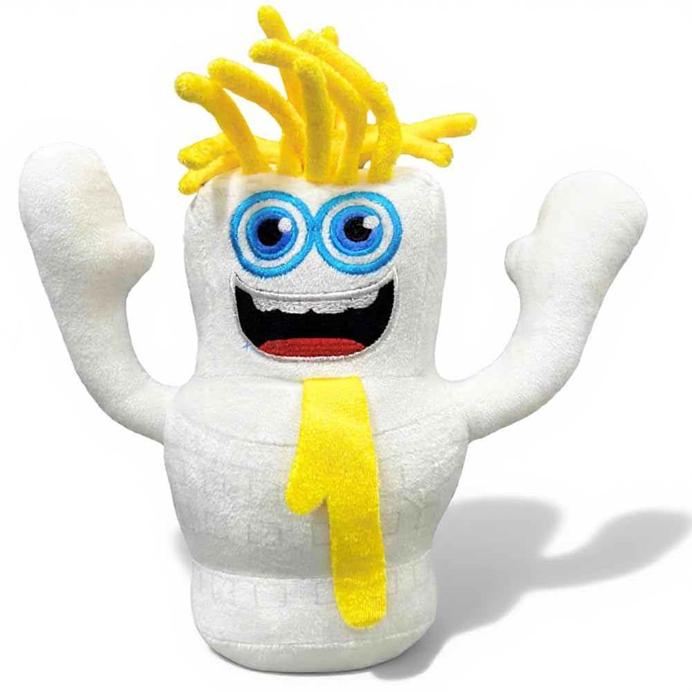 Dlishka Steal A Brainrot Plush,Cute Italian Toy Tralalero Shark Plush Funny Stuffed Animal Gifts For Fans,Perfect Soft Plushies Toy For Decoration And Collection (Spaghetti Tualetti)