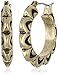 Lucky Brand Gold Floral Hoop Earrings
