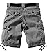 Match Men's Comfort Cargo Short (Label size 2XL/36 (US 34), 3611 Black gray)