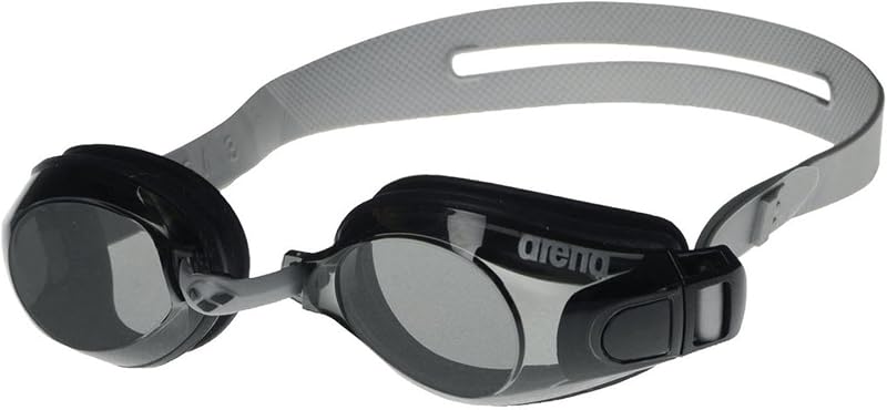 Óculos de natação unissex Zoom X-Fit para adultos, óculos de piscina com lentes grandes, com proteção UV e antiembaçamento, ponte do nariz ajustável, juntas de silicone