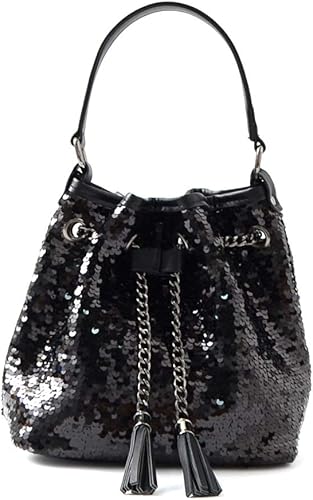Amazon スパンコール バッグ 巾着バッグ バケットバッグ レディース キラキラ 斜め掛け ラメラメ ミニサイズ ゴージャス ミニバッグ 小さいサイズ 小さいバッグ Vnsb 477z ブラック トートバッグ