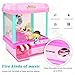The Toy Grabber Claw Machine for Kids，Indoor Arcade Gams, Ideal for Use with Small Toys / Candy,Features LED Lights and Sound Effects, Mini Candy Claw Toys for 1 2 3 4 5 Year Old Boys Girls Best Gift