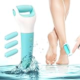 Elechomes Electric Callus Remover Shaver Foot File Rechargeable Pedicure Tool with 3 Roller Heads for Smooth Feet