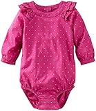 OshKosh B'gosh Baby Girls' Woven Ruffle Bodysuit (Baby)