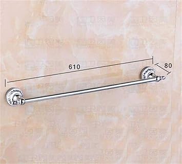 baixx Toallas de baño Toallero de porcelana azul y blanca ...