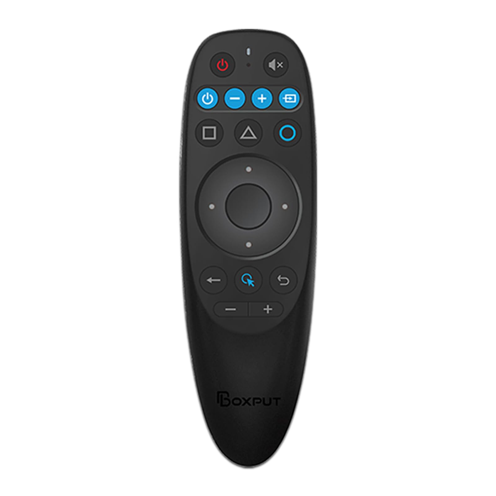 Photo 1 of BOXPUT BPR2S BT Voice Remote Control Air Mouse Remote Control with 6-Axis Gyro Support IR Learning T-V 4 Keys IR Isolation for Android Box T-V Stick Set Top Box (Batteries are not Included)
