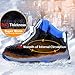 Kids Hiking Boots Boys Girls Shoes Winter Snow Sneaker Outdoor Walking Antiskid Steel Buckle Sole