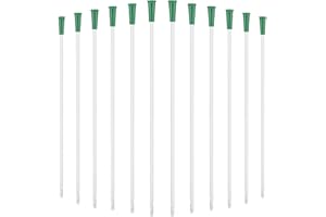 Standard Nelaton Catheter(DEHP-Free), 30 Packs PVC Catheter Replacement, 14Fr Tubing Supply Accessory, 40CM(15.7”) Long Clean
