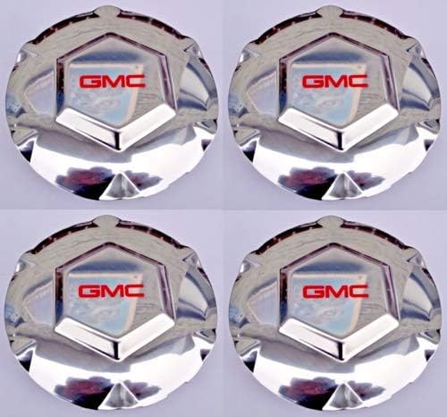 4x GMC Envoy XL XUV CHROME Wheel Center Hub Caps 17" 2002-2007 9593396 9595152
