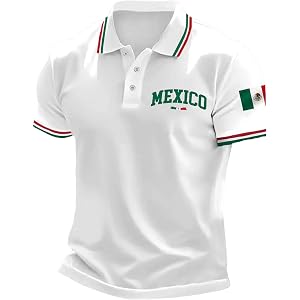 Men's Soccer Cup Shirts Casual 2026 Soccer Graphic Polo Shirts Crew Neck Fans Spirit Jersey Short Sleeve Spring Tops