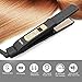 Spaire Hair Straightener Negative Ionic Wet Hair Applicative PTC Ceramic Flat Iron Hair Styler with LCD Fast Heating Temperature Control and Lock Design