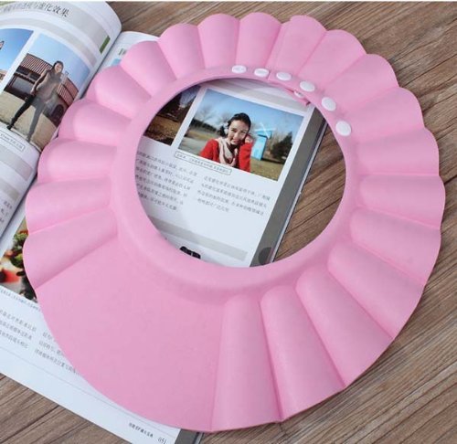 image for ONESWI Safe Shampoo Shower Bathing Protection Bath Cap Soft Adjustable