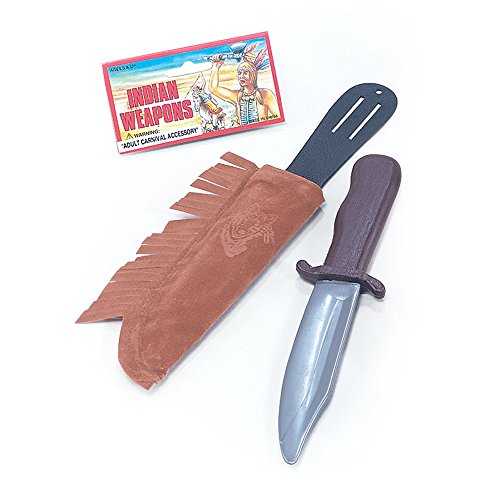 Bristol Novelty BA670 Native American Dagger in Sheath, One Size