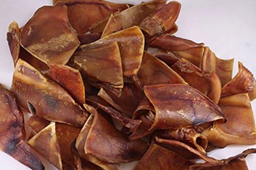Sawmill Creek Smokehouse Pig Ear Small Chews Pack of 25, Sourced & Made USA*, All Natural, USDA