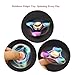 HENATA Fidget Spinner Toy EDC Hand Spinner Durable Stainless Steel Bearing High Speed Up to 6Min Colorful Metal Stress Reducer - Perfect For ADD, ADHD, Anxiety, and Autism Adult Children