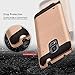 Galaxy Note 4 Case, 2-Piece Style Hybrid Shockproof Hard Case Cover + Circle(TM) Stylus Touch Screen Pen And Screen Protector - Rose Gold