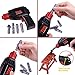 Kids Tool Set, Pretend Play Tool Toys Set for Toddlers and Boys, Including a Bench, a Electric Drill and a Sturdy Case, 36 pcs