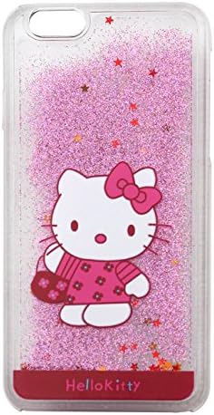 iPhone 7 Sparkle Case Hello Kitty Liquid Floating Sparkly Girl, Durable Protection (Hello Kitty Liquid)