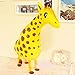 Walking Pet Balloon Animal Air Walker Helium Foil Balloon for Children Kids Fun Party - Cute Yellow Giraffe