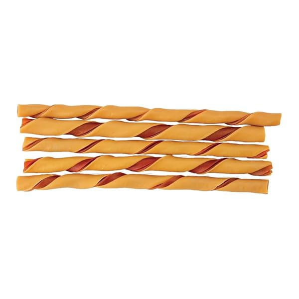 DREAMBONE TWIST STICKS, MADE WITH REAL BACON AND CHEESE FLAVOR, RAWHIDE-FREE CHEWS FOR DOGS, 50 COUNT