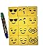 Magnetic Whiteboard Dry Erase Erasers Smiley Faces Set of (12) Cleaning Wipe Your White Board - Bonus Two Side Markers - for Student and Teachers - Useful at School Office & Home from BundleStuff