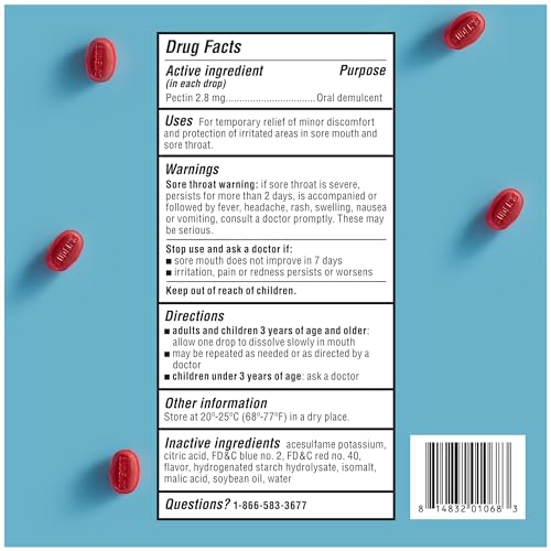 LUDEN’S SORE THROAT DROPS, FOR MINOR SORE THROAT RELIEF, SUGAR FREE WILD CHERRY, 75 COUNT